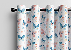 Butterfly Garden, Crystal - Made to Measure Curtains - Image 12